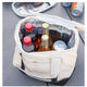 Personalized Black Striped Insulated Lunch Tote Image 2 of 4